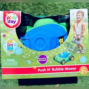 Play Day Push N Bubble Mower Toy